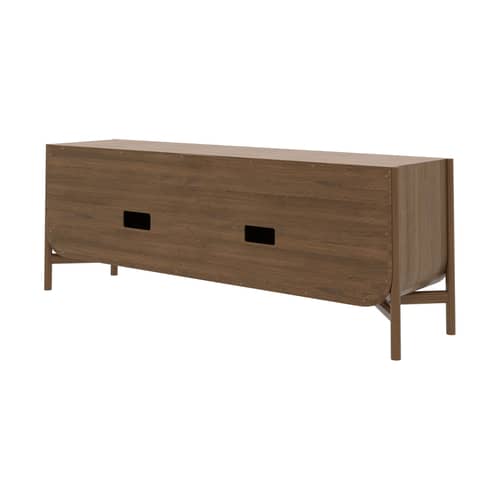 Marius Dresser wood brown / TV stand - L 185 x H 65 cm - Hartô - Walnut stained oak - MDF veneer oak, Tinted oak wood