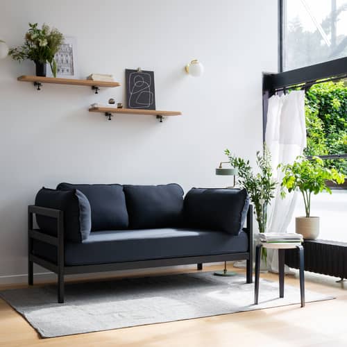 Fixation murale Bracket métal gris / Avec étau - Pour créer étagère - TIPTOE - Gris Eucalyptus - Acier thermolaqué