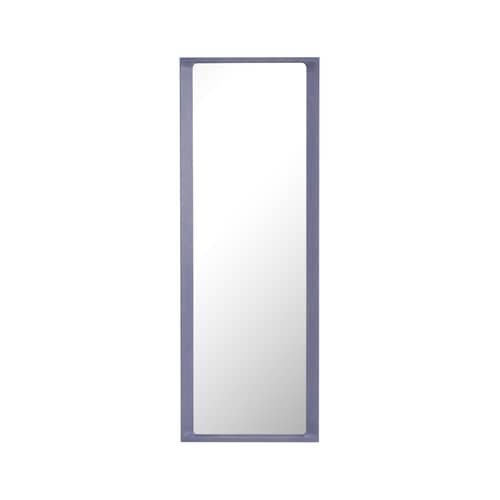 Miroir mural Arced / 170 x 61 cm - Muuto - Lilas clair - Bois d\'épicéa laqué, Verre