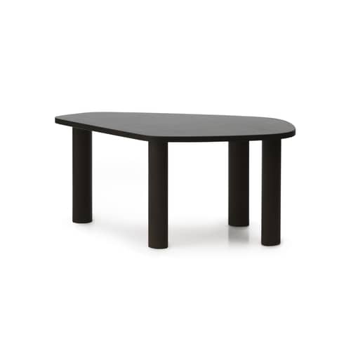 Table basse Sculp Large / 109 x 64 x H 47 cm - Normann Copenhagen - 109 x 64 x H 47 cm / Brun - Frêne massif teinté