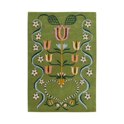 Tapis Wild at Heart / 180 x 120 cm - Edition limitée by Blumenhaus - COLORTHERAPIS - 180 x 120 cm - Laine vierge de Nouvelle-Zélande