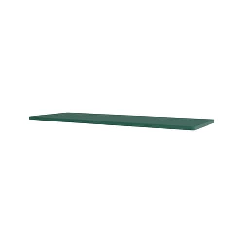 Armlehne  holz grün / Internes Regal für Panton Wire Extended - B 68,2 x T 25,7 cm - MONTANA - Pinie 136 - lackierte Holzfaserplatte