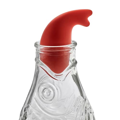 Accessoire / Bouchon pour carafe Fish & Fish - Serax - Bouchon / Rouge - Silicone
