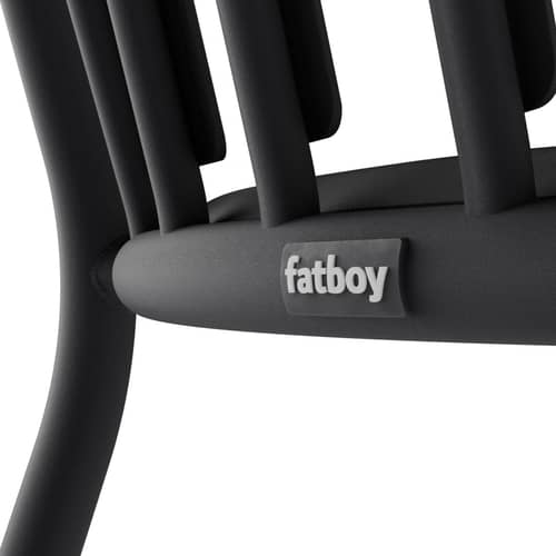 Chaise empilable Fred\'s métal noir - Fatboy - Anthracite - Aluminium