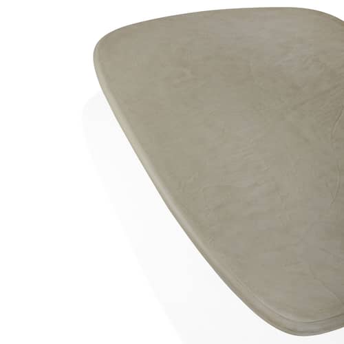 Elements Outdoor Coffee table stone grey / 134 x 96 x H 30 cm - Concrete - Ethnicraft - Light grey - Concrete