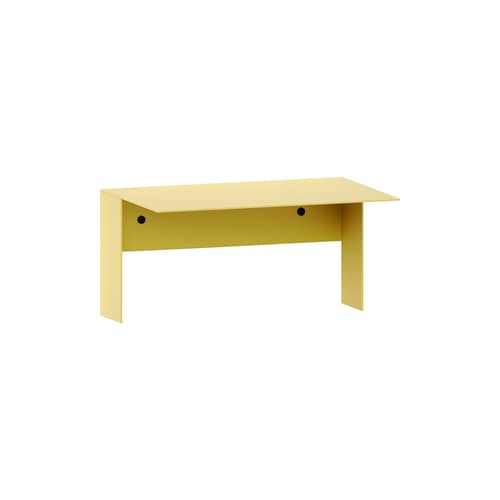 Étagère Pli Floating métal jaune / 30 x 20 cm - TIPTOE - Jaune de Naples - Acier thermolaqué