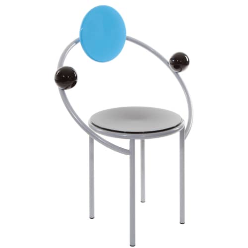 Memphis Milano First Armchair - blue black steel | Made In Design UK