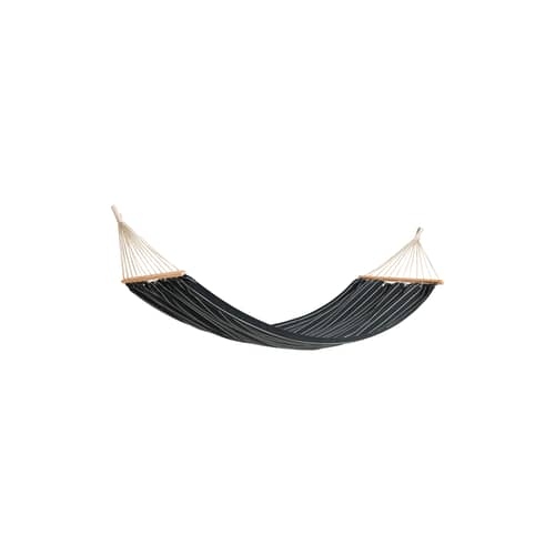 Outdoor Market Hammock textile black / Jasper Morrison - Hay - Black - FSC-certified beech, Recycled polyester fabric
