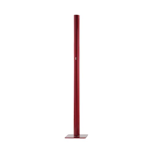 Lampadaire Ilio LED / Bluetooth - H 175 cm - Artemide - Rouge - Acier peint, Aluminium peint