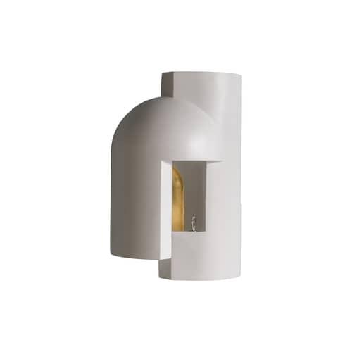Applique Soul Story 1 pietra bianco oro / LED - Gesso & foglia d\'oro - DCW éditions - Foglia oro / Bianco - Gesso
