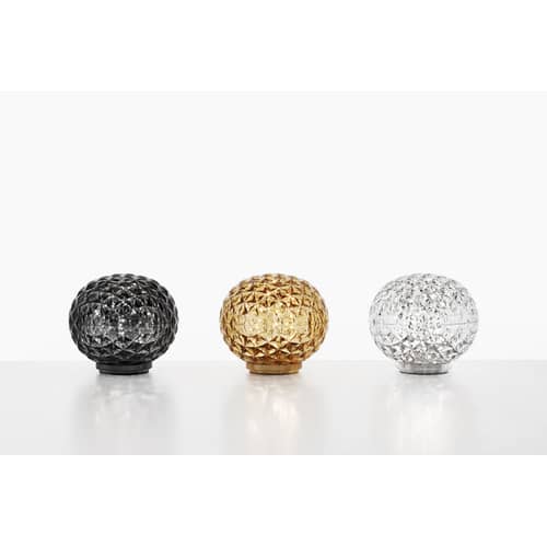 Lampe de table Mini Planet LED / Ø 16 x H 14 cm - Kartell - Cristal - PMMA