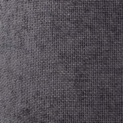 Poltrona imbottita Morris tessuto grigio - Bloomingville - Grigio scuro (tessuto ciniglia) - Compensato certificato FSC, Espanso, Tessuto ciniglia