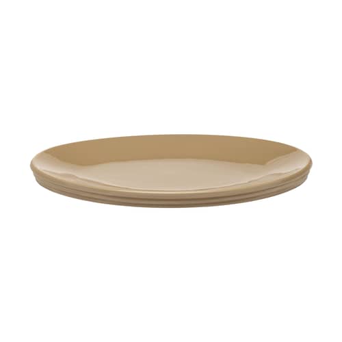 Dune Presentation plate ceramic beige / Oval serving dish - By Kelly Wearstler / 46 x 34 cm - Serax - Clay beige - China