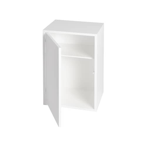 Étagère Stacked / Large 43x65 cm - Avec porte - Muuto - Blanc - MDF peint