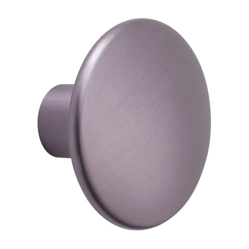 Patère The Dots Metal Large / Ø 5 cm - Muuto - Lilas - Aluminium anodisé