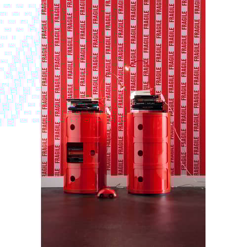 Storage Componibili Kartell 4 drawers - H 77 cm - Purple - Plastic