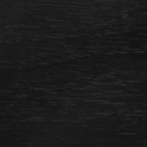 Schreibtisch Copenhague CPH 90 DESK plastikmaterial schwarz / L 130 cm - Hay - Linoleum: Schwarz / Beine schwarz - Linoleum, massive Eiche