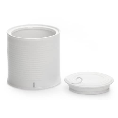 Boîte Estetico Quotidiano céramique blanc / Large - Ø 15 x H 15 cm - Seletti - A l\'unité / Blanc - Porcelaine