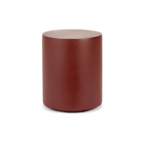 Table d\'appoint Pawn céramique rouge / Tabouret - Ø 30 x H 36 cm - Fibre polyester - Serax - Rouge - Fibre polyester