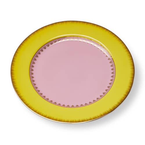 Set de 4 assiettes Grandpa / Ø 27 cm - Pols Potten - Multicolore - Porcelaine