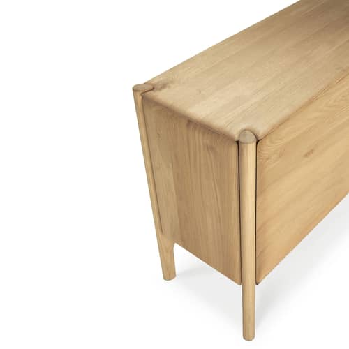 Buffet PI bois naturel / L 230 x H 83 cm - Ethnicraft - Chêne huilé - Chêne massif huilé