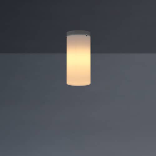 Tobo Porcelaine C215 Duo Ceiling light ceramic white / Ø 10 x H 21.5 cm - Set of 2 - DCW éditions - H 21.5 cm / White - China
