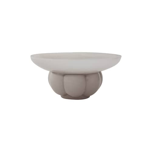 Coupe Uva verre beige / Ø 33 cm - AYTM - Beige Colombe - Verre
