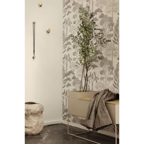 Patère Chanterelle or métal / Poignée - Ferm Living - Laiton - Laiton massif