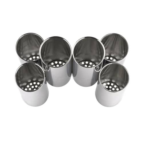 Portaposate Canale metallo - Alessi - Acciaio Lucido - Acciaio inox 18/10