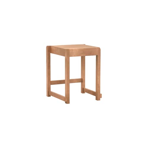 Stool 01 Stool natural wood - Frama  - Warm brown - Birch plywood, Solid birch