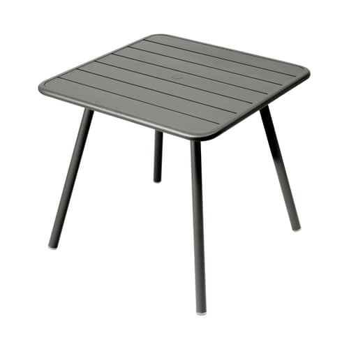 Tavolo Luxembourg / 80 x 80 cm - 4 gambe - Fermob - Rosmarino - Alluminio laccato