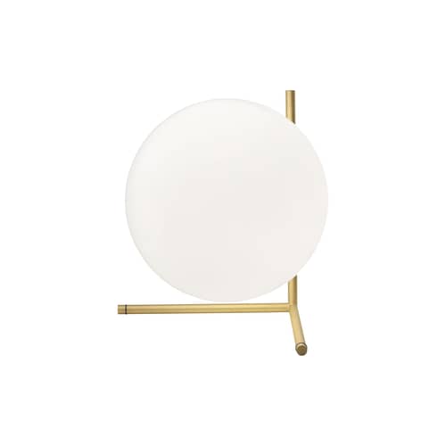 Tischleuchte IC T3 glas gold / Ø 45 x H 52,4 cm - Michael Anastassiades, 2014 - Flos - Messing - geblasenes Glas, gebürstetes Messing