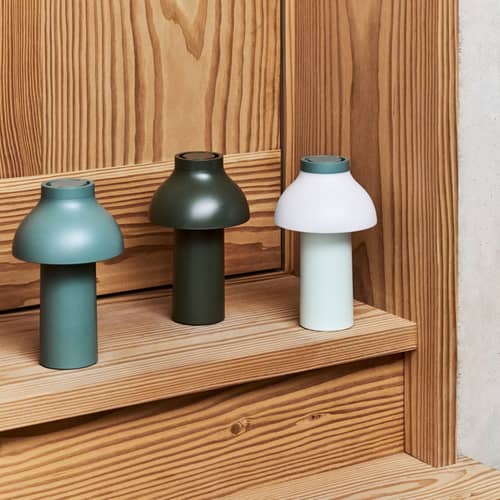 PC Portable n°2 Wireless rechargeable outdoor lamp plastic material green / Pierre Charpin - Hay - Autumn Green - ABS, Polypropylene