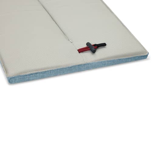 Zubehör  textil blau / Kissen für Bankkissen Fred\'s - Fatboy - Blau Sturmblau - Olefin Stoff, Schaumstoff