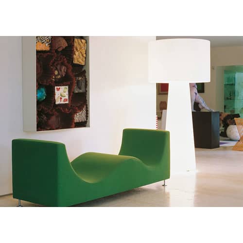 Big Shadow Floor lamp textile white / Ø 94.5 x H 198.5 cm - Fabric / Marcel Wanders, 1998 - Cappellini - H 198.5 cm / White - Fabric, Metal