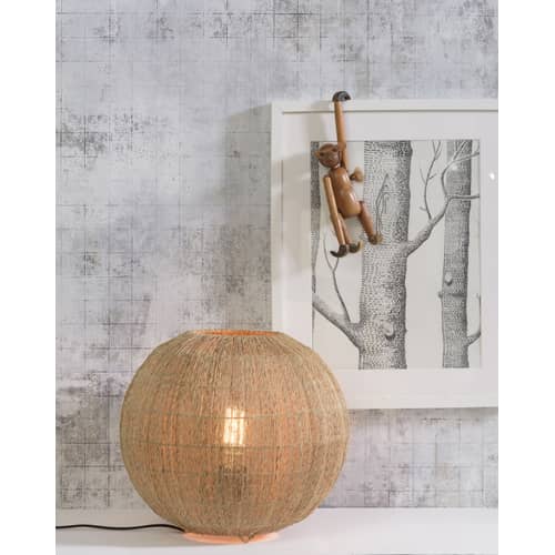Lampada da tavolo Iguazu Large fibre beige / Juta - Ø 32 cm - GOOD&MOJO - Ø 32 cm / Naturale - Iuta