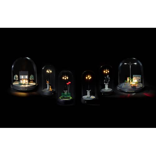 Lampada da tavolo My Little Kong LED vetro trasparente / LED - H 22 cm - Seletti - Kong - Resina, Vetro