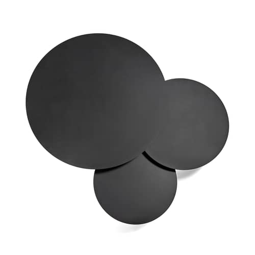 Tavolino 01 Small metallo nero / Ø 68 x H 20 cm - Serax - Ø 68 x H 20 cm - Acciaio laccato