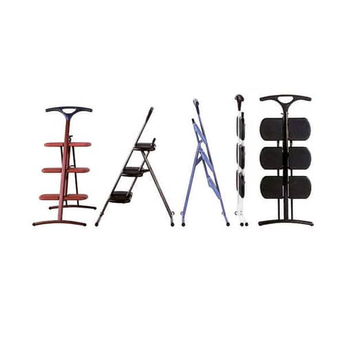 Escabeau Tiramisù métal plastique noir - Kartell - Noir - Acier verni, Fibre de verre, Polypropylène