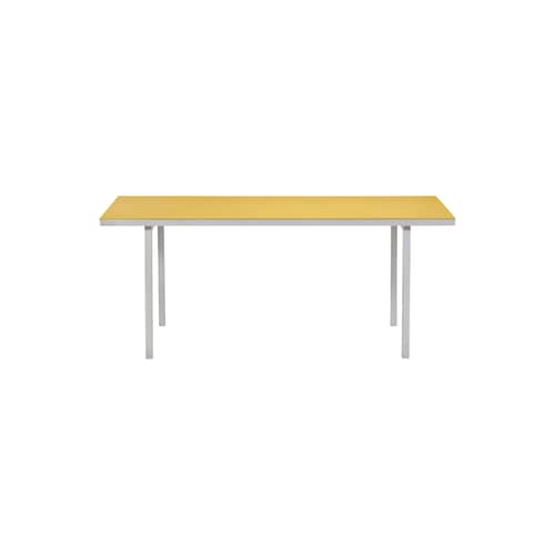 Table rectangulaire Alu table / 180 x 85 cm - (indoor/outdoor) - valerie objects - Jaune - Aluminium