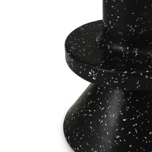 Tabouret haut Bit / H 65 cm - Recyclé - Normann Copenhagen - Noir - Polyéthylène recyclé