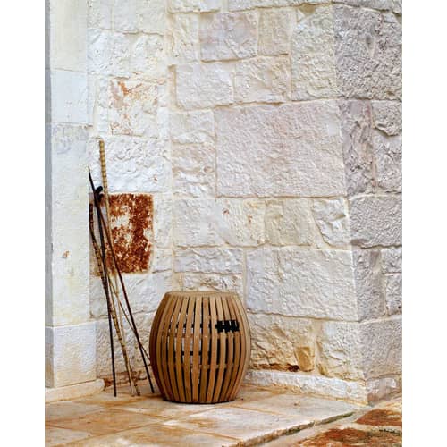 Tabouret Swing bois naturel / Teck - Unopiu - Teck - Teck