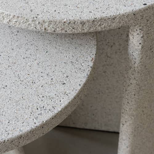 Table d\'appoint Ancora béton gris / Ø 28,5 x H 42,5 cm - Magis - / Ø 29,5 x H 42,5 cm - Béton