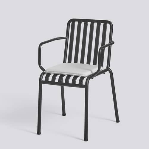 Accessorio  tessuto grigio / Cuscino seduta - Per Sedia impilabile e Poltrona Palissade - Hay - Grigio chiaro - Espanso