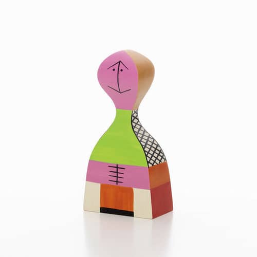 Dekoration Wooden Dolls - No. 19 holz bunt / By Alexander Girard, 1952 - Vitra - Nr. 19 - Tanne