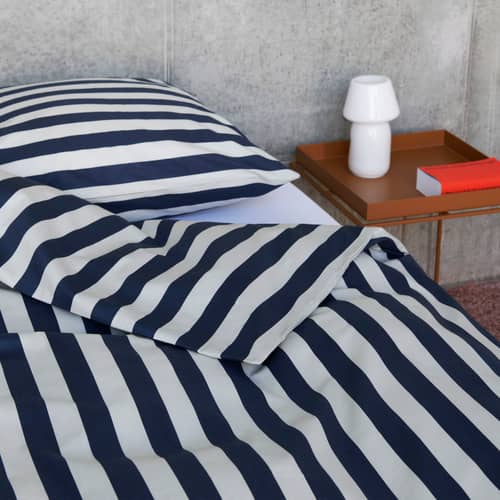 Été duvet cover 240 x 220 cm textile blue / Oeko-tex cotton - Hay - Midnight blue - Oeko-Tex® certified cotton