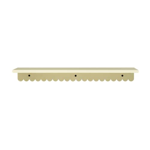 Etagère murale Vibes Large métal vert / L 50 cm - NOBODINOZ - Vert thé - Acier laqué