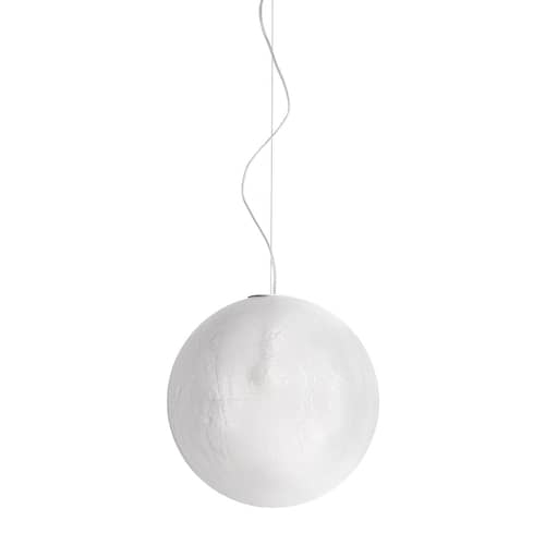 Murano Pendant plastic material white / Ø 50 cm - Frosted glass-effect plastic - Slide - Ø 50 cm / Translucent frosted - Polythene