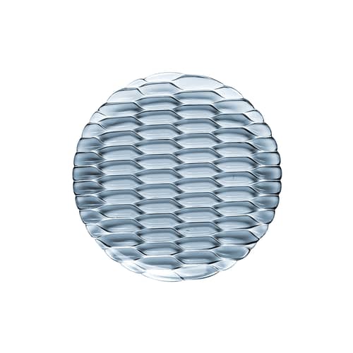 Piatto da dessert Jellies Family materiale plastico blu / Ø 21,5 cm - Kartell - Blu cielo - Tecnopolimero termoplastico