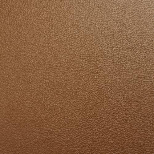 Sedia da bar Bok legno naturale / H 66 cm - Seduta in pelle - Ethnicraft - Rovere naturale verniciato / Pelle Cognac - Pelle, Rovere massello verniciato, Schiuma di poliuretano